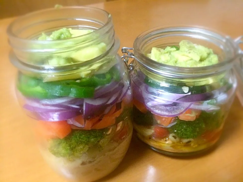 Mason jar Salad|Masakiさん