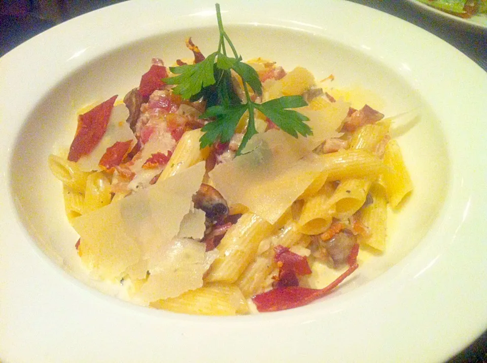 Penne carbonara|skyblueさん