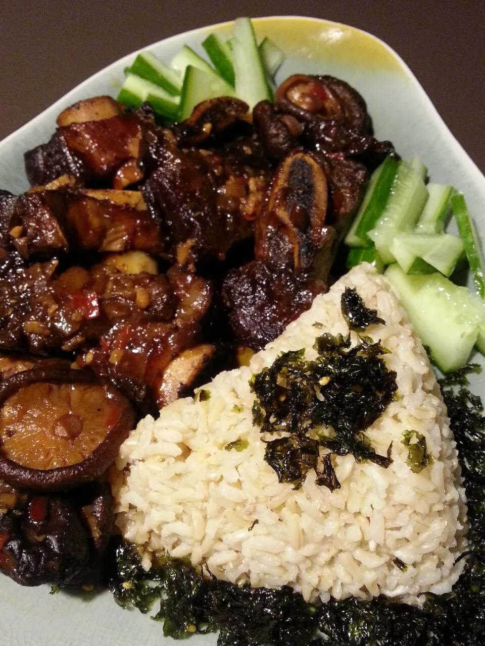 Shortribs, shiitake and rice|Frank&Jolanda - Eteninbeeldさん