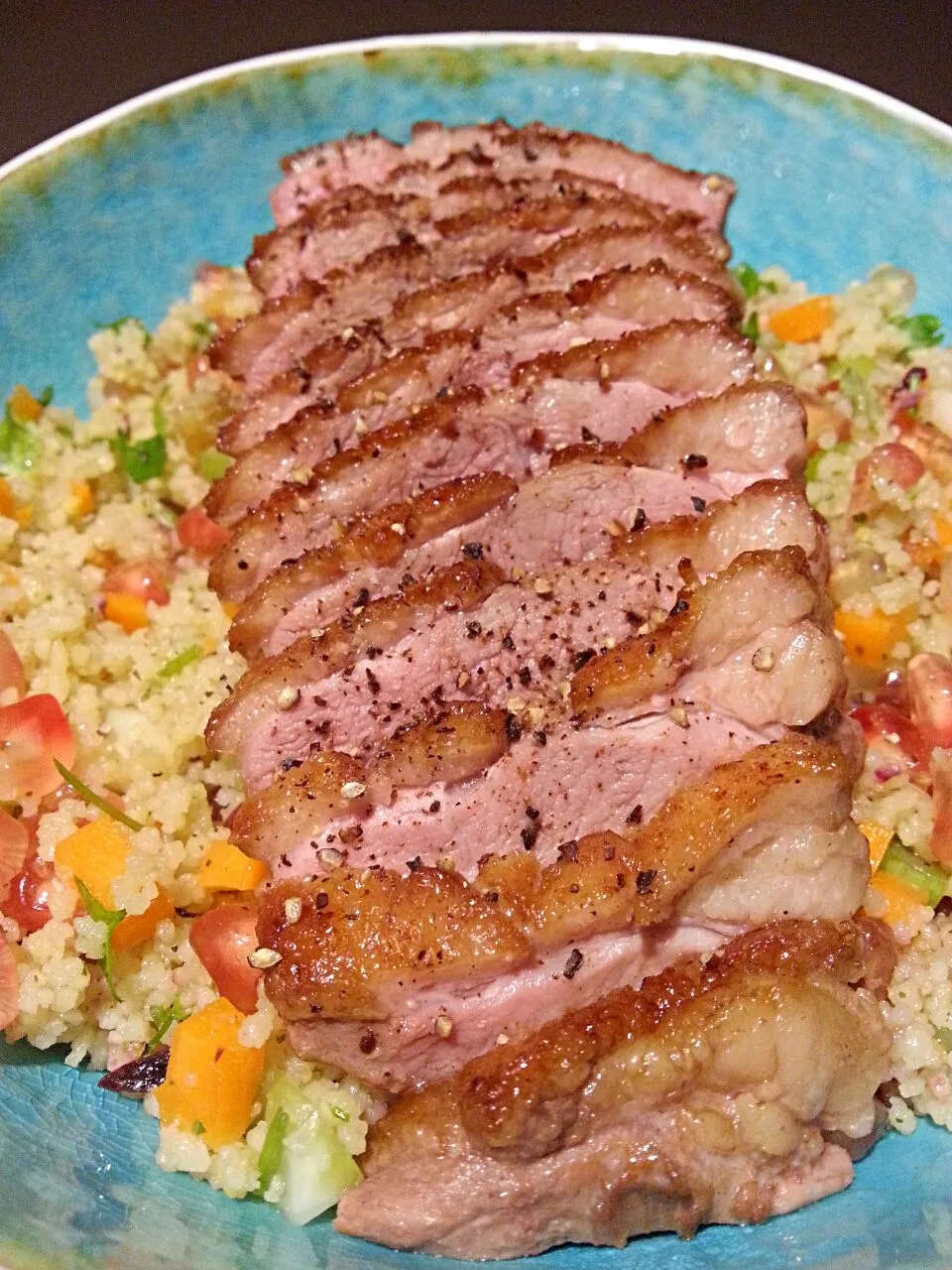 Duckbreast and couscous|Frank&Jolanda - Eteninbeeldさん