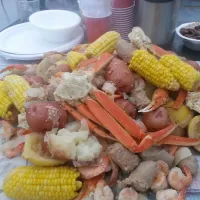 CRAB BOIL for the ACC Championship game!|Robert Schwabさん