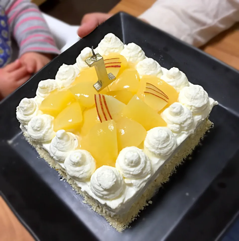 桃のケーキ|Eri  Nakayaさん