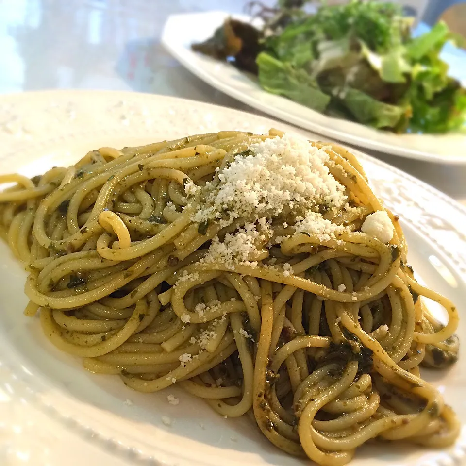 くららさんの料理                        ジェノベーゼソースのパスタ|志野さん