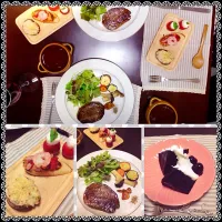 Snapdishの料理写真:Mini 4-course meal @home|YvoMiwaさん