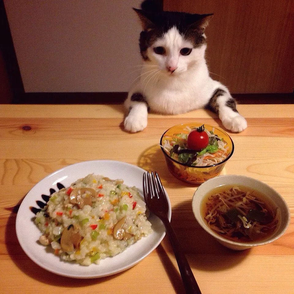 野菜のチーズリゾット。|naouさん