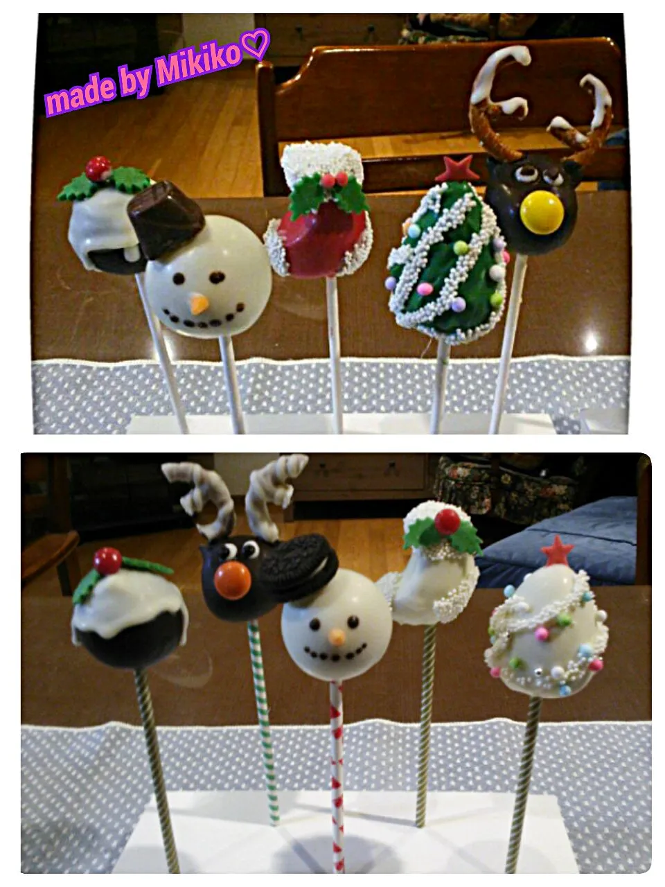 Christmas cakepops ♪|マダァムMikikoさん