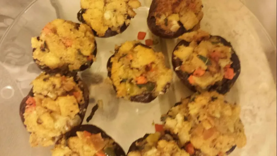 Stuffed mushrooms   #stuffed #mushrooms #vegan|Culinary Kissesさん