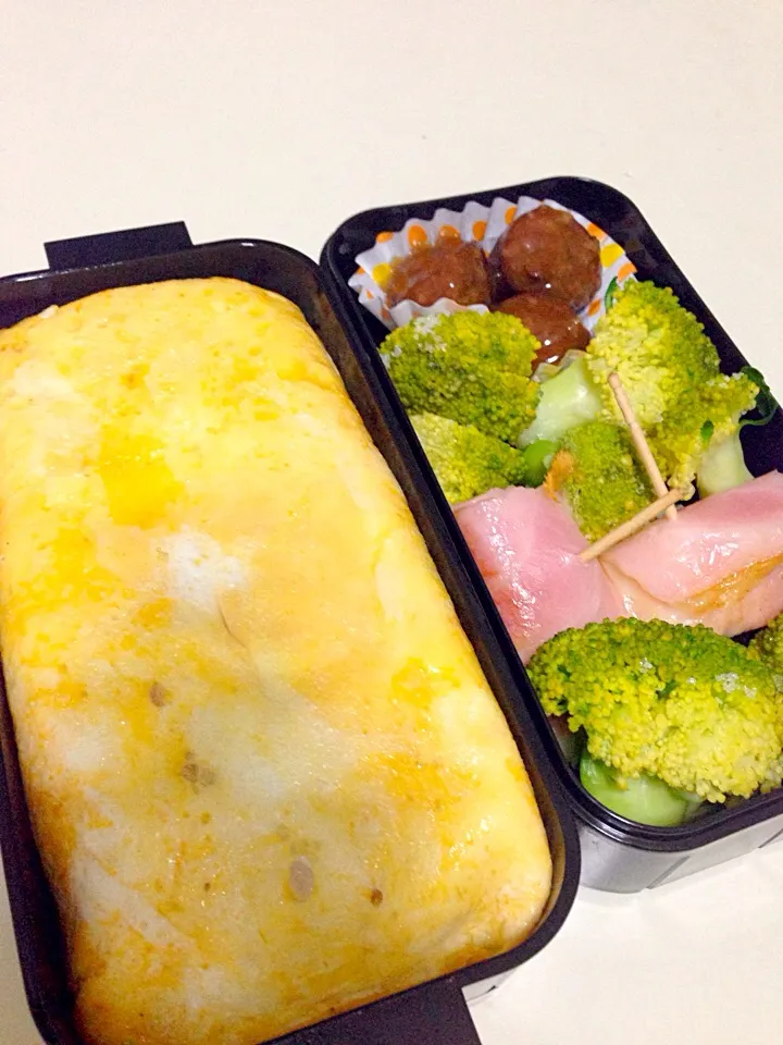 オムライス弁当♡|りなたむ♡さん