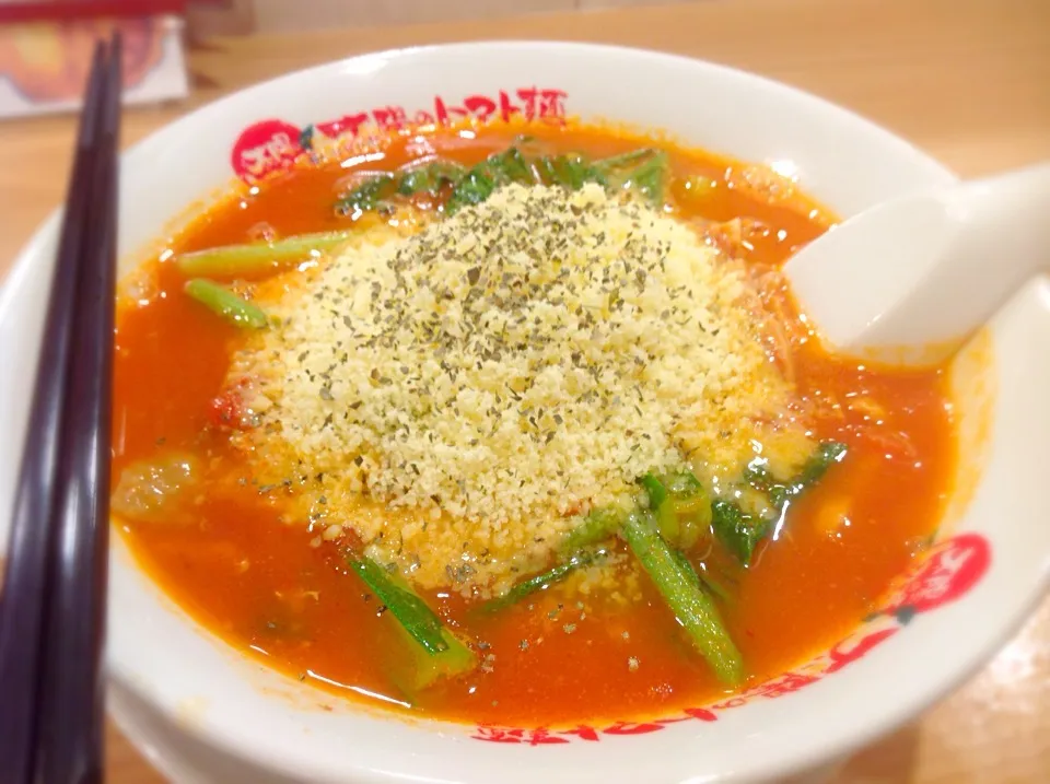 太陽のトマト麺🍅「チーズラーメン🍜」😋〆じゃ〜✌️😈|アライさんさん