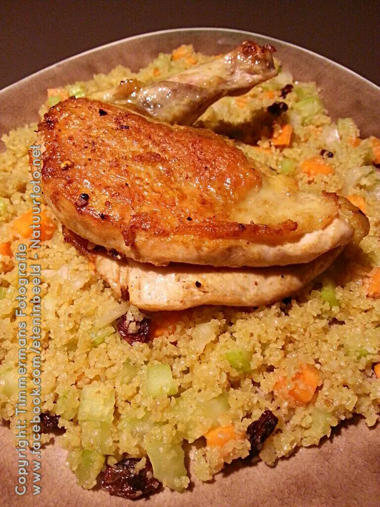 Bulgur salad with Guinee fowl|Frank&Jolanda - Eteninbeeldさん