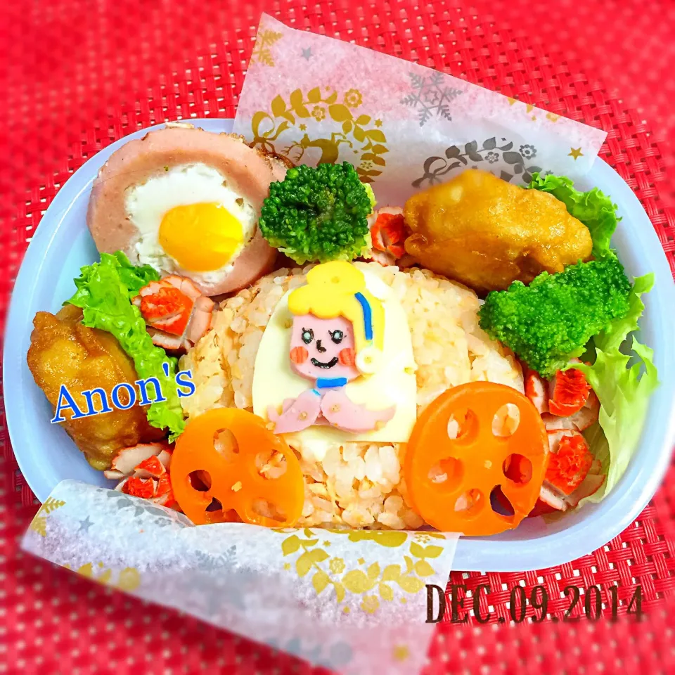 12/9＊かぼちゃの馬車に乗ったシンデレラ弁当＊|akkoさん