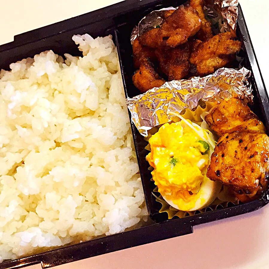 火曜日お弁当★卵サラダ、あべかわ豆腐、豚オーロラソース焼き|OGIPAINさん