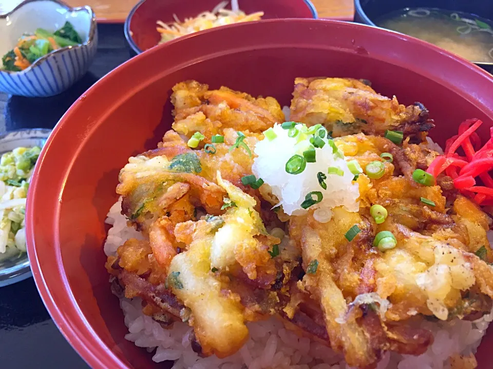 日替りランチはかき揚げ丼|Masahiko Satohさん