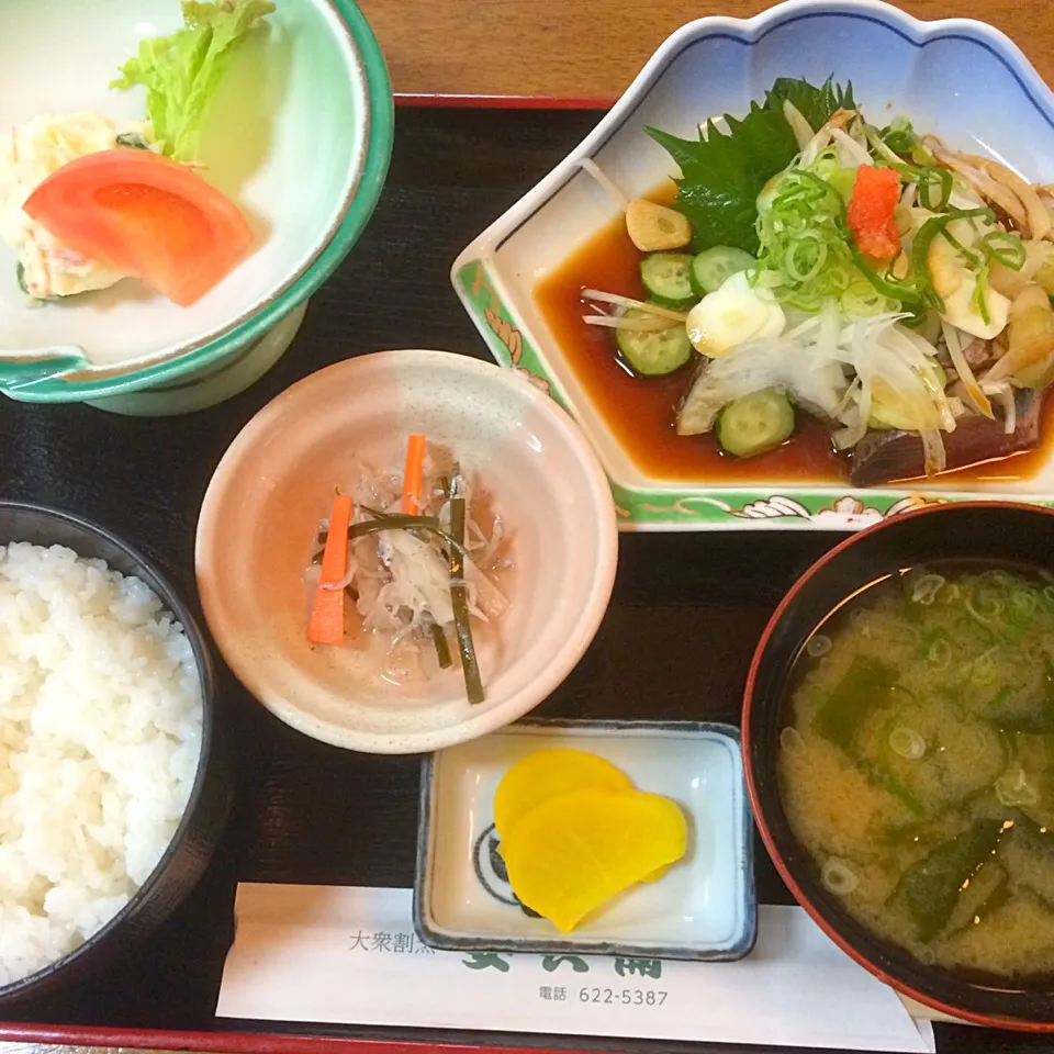 鰹たたき定食✨|梅花権現さん