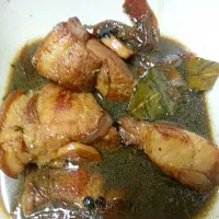 eating pork adobo for lunch..lets eat guys #porkadobo|ara laguismaさん