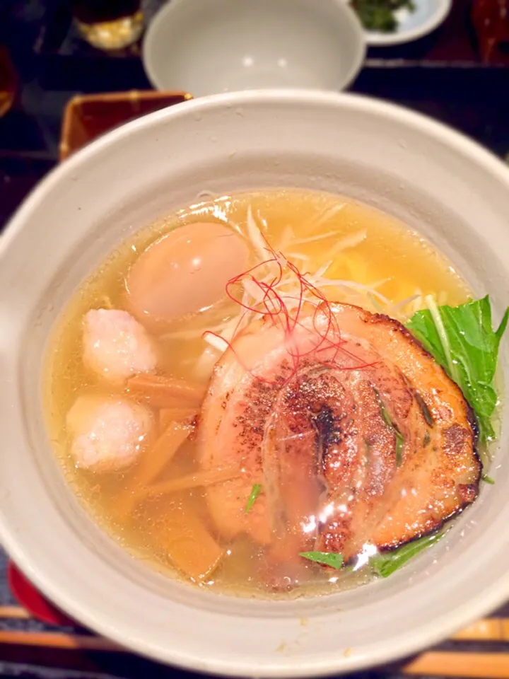 Snapdishの料理写真:銀笹の塩ラーメン|morimi32さん