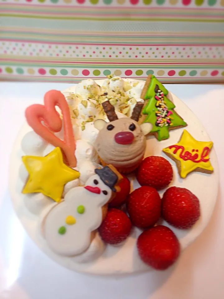 Snapdishの料理写真:クリスマスケーキ|miyukiさん