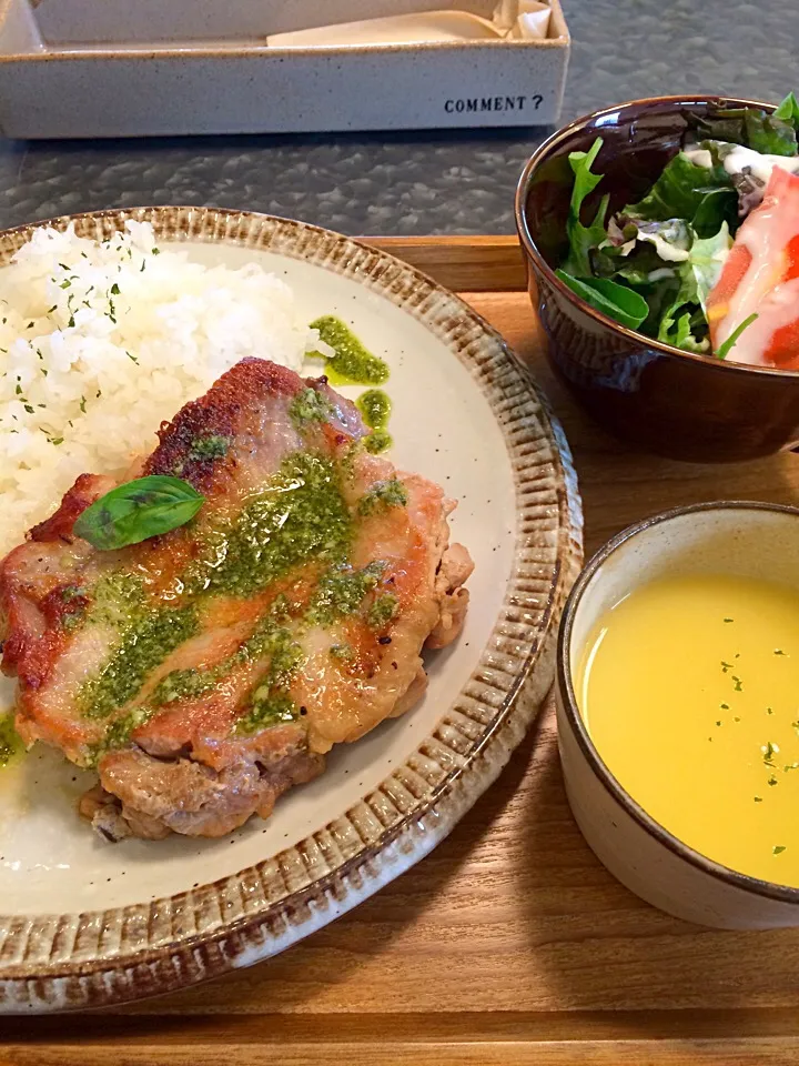 チキンのバジルソース|長谷川亜紀子さん