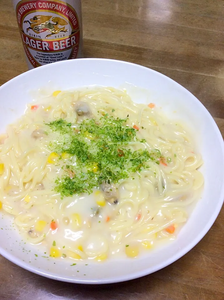 クラムチャウダー風パスタソース♫(^_^)v|Norio Fukudaさん