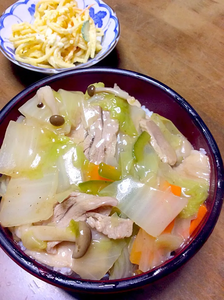 Snapdishの料理写真:野菜あんかけ丼♫(^_^)v|Norio Fukudaさん