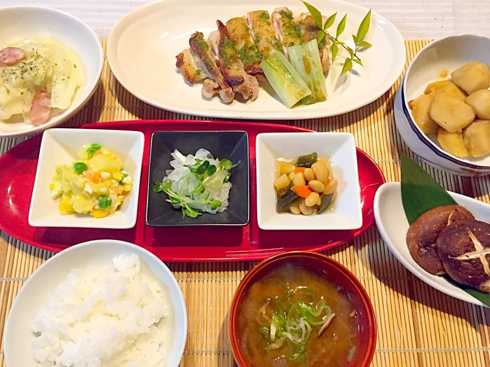 晩御飯 鶏肉の柚子胡椒焼|Madokaさん