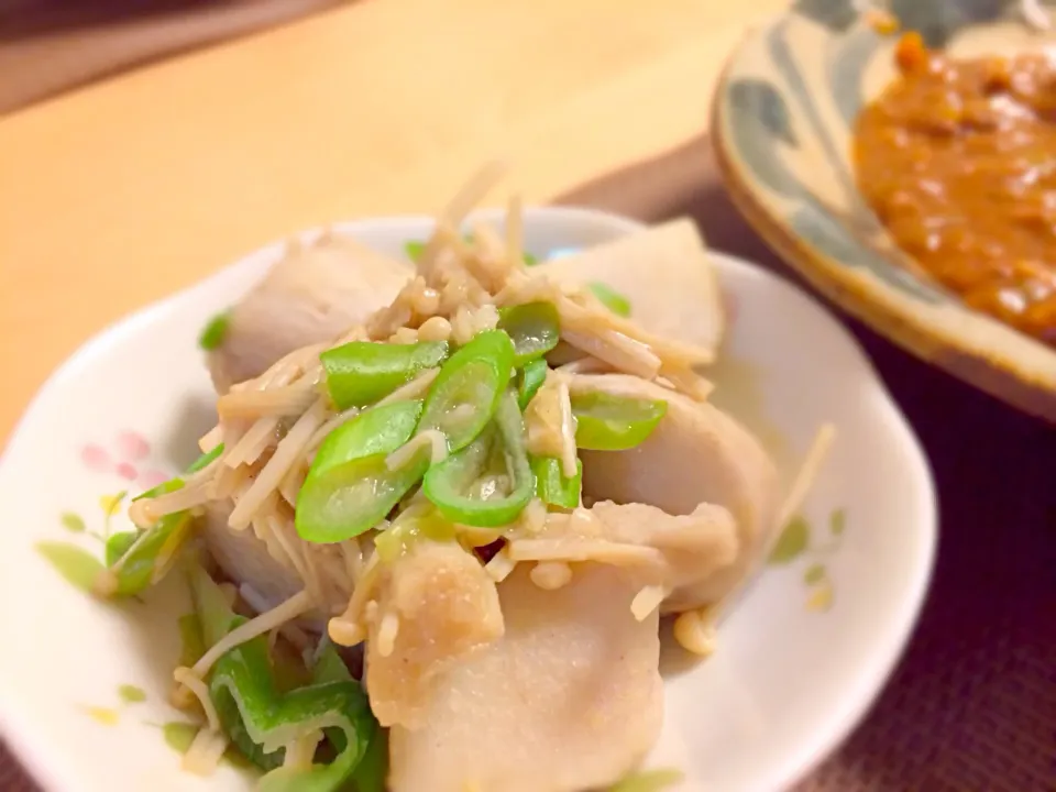 里芋とえのきの煮物|ひろみさん