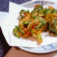 mottomatuさんの 居酒屋motto揚げ物 ゴーヤのかき揚げ