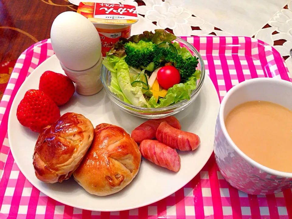 今日の朝ご飯(^^)|ちゃたままさん