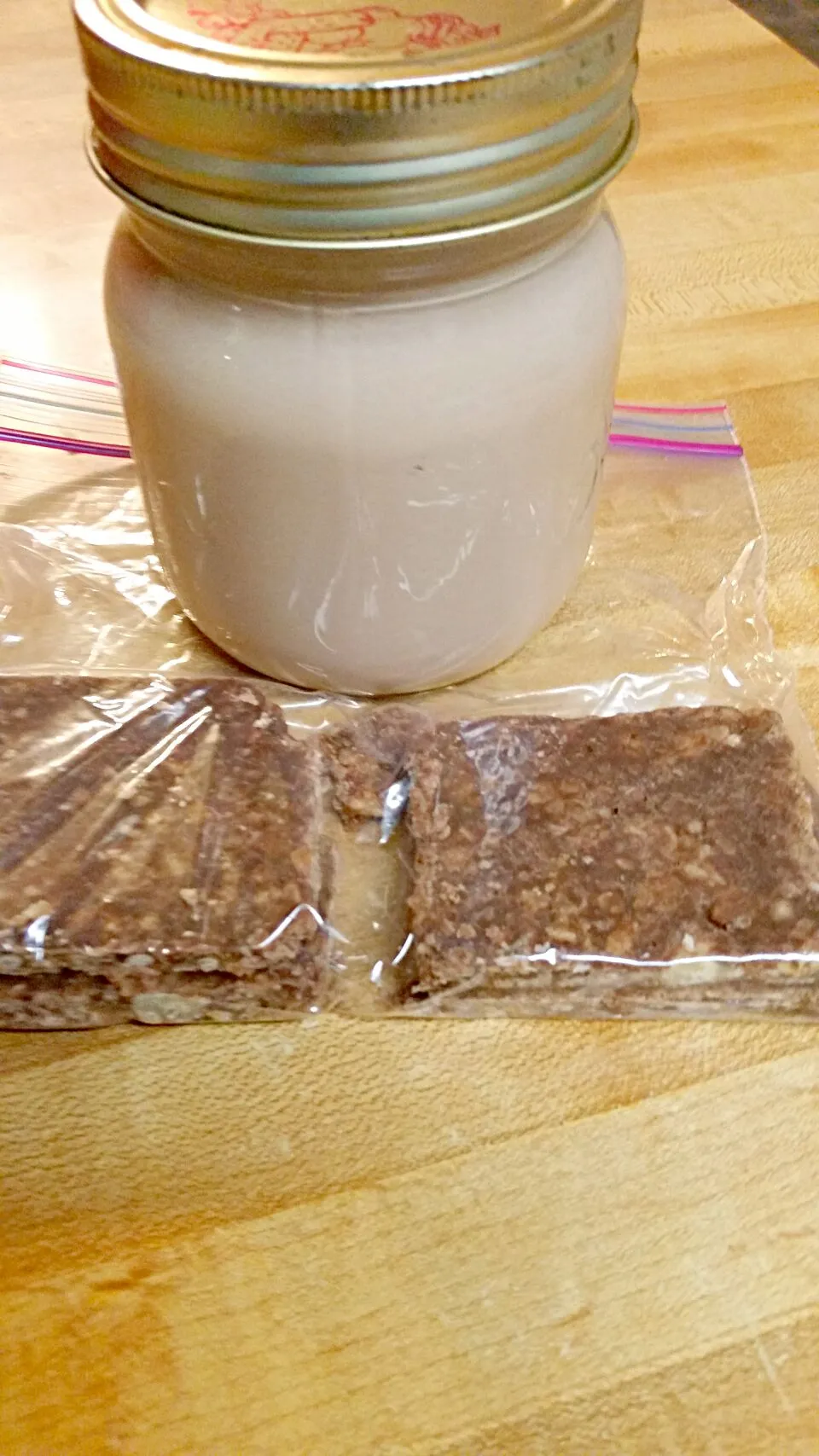 Homemade Baileys and homemade eat more bar by my friend Laura.|CherylAnn Wheelerさん