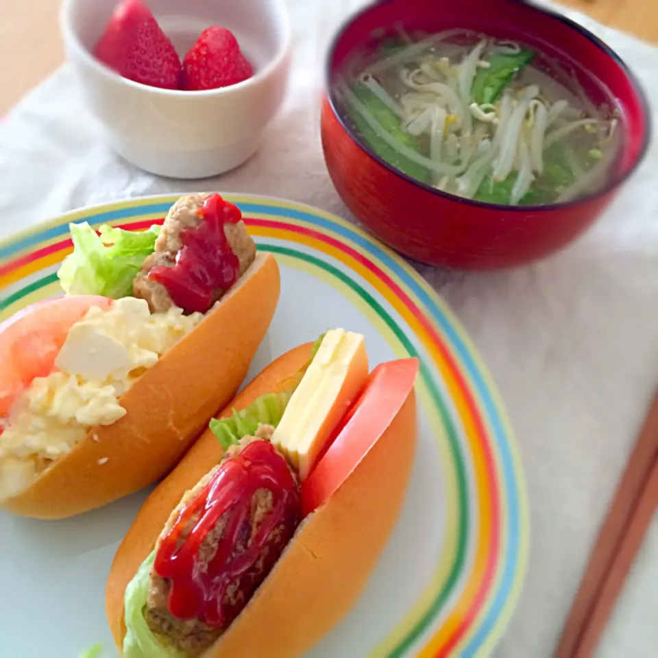 盛り盛りパンなランチ|ちーさん