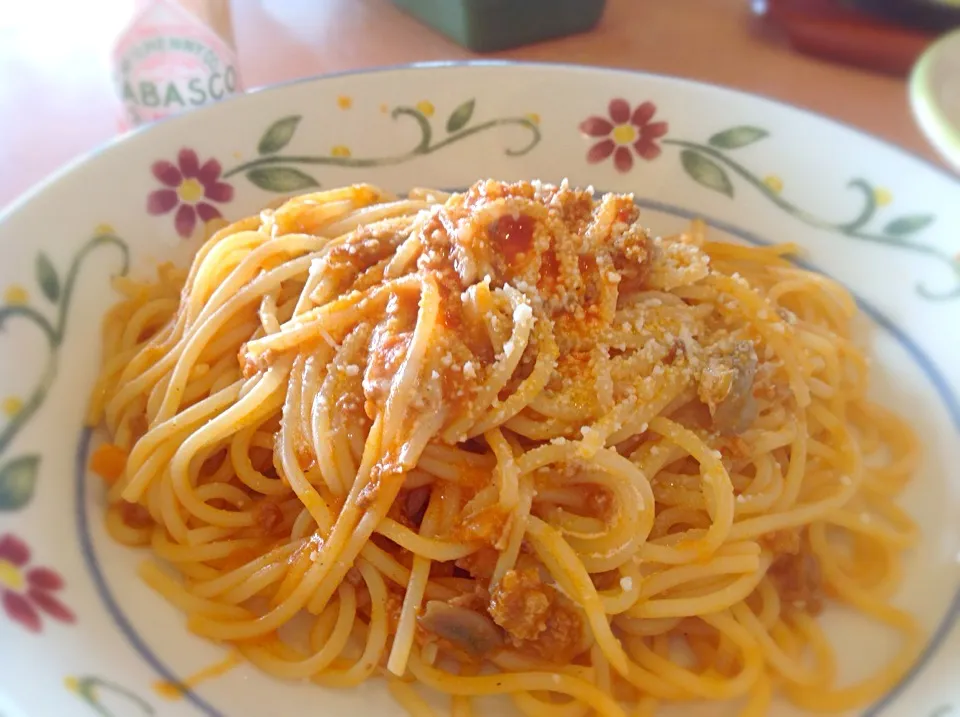 きのこのミートソース😋@サイゼ500円シリーズ🍝|アライさんさん