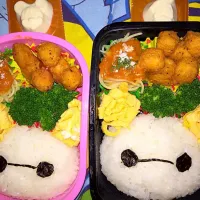 Snapdishの料理写真:'14.12.10幼稚園お弁当⁂ベイマックス⁂|5児のママさん