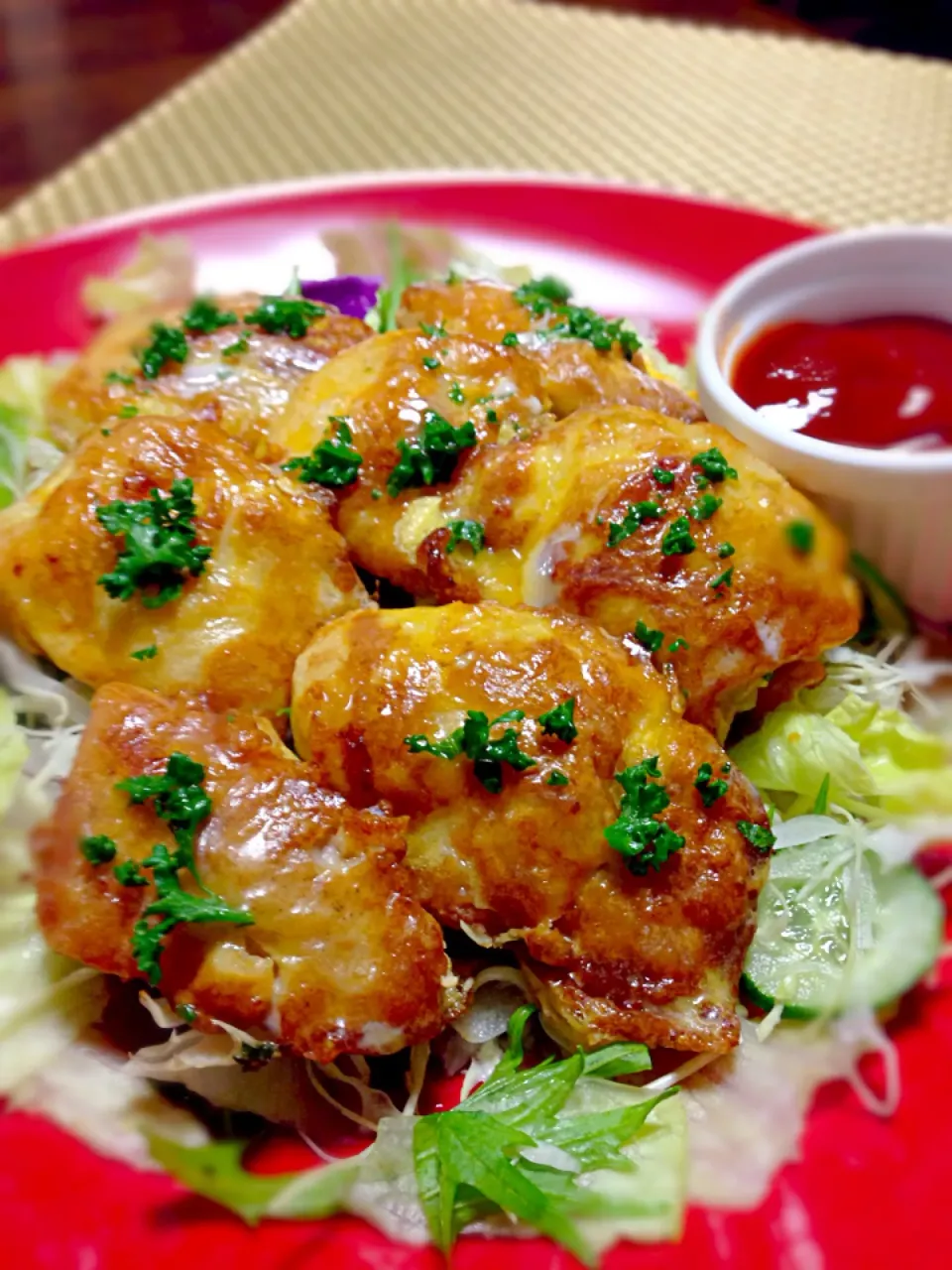 ふかさんの料理 カリッとふわふわチキンピカタ🍗|あいさん