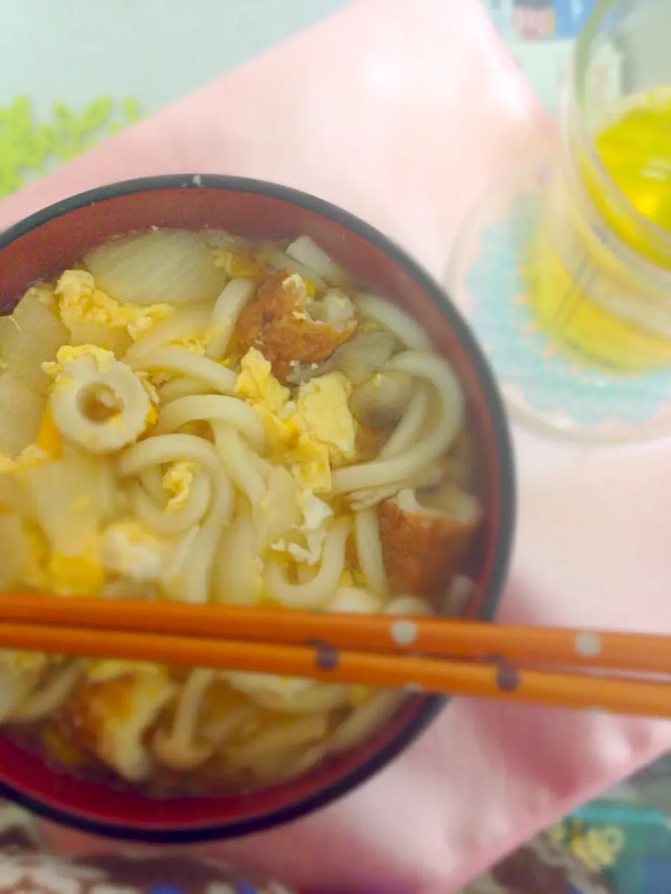 卵とじうどん|みあさん