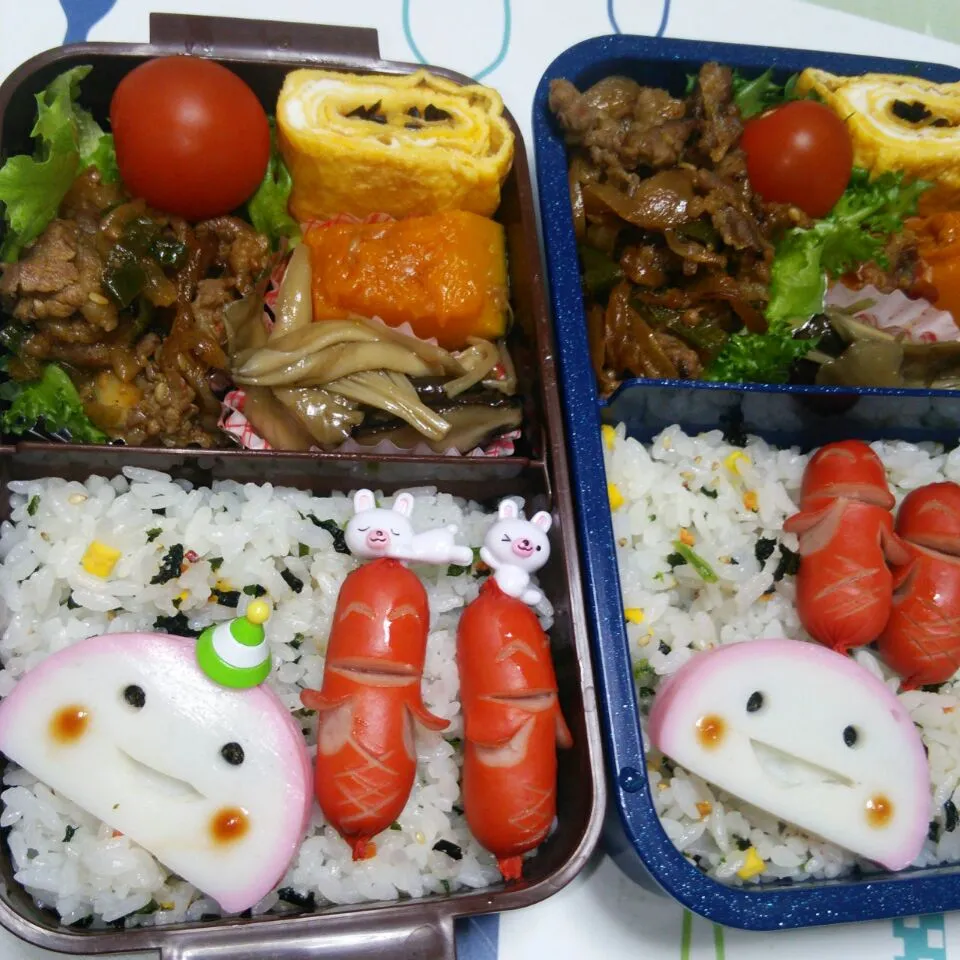 Snapdishの料理写真:12月11日　高校生女子＆オレ弁当|クッキングおやぢさん