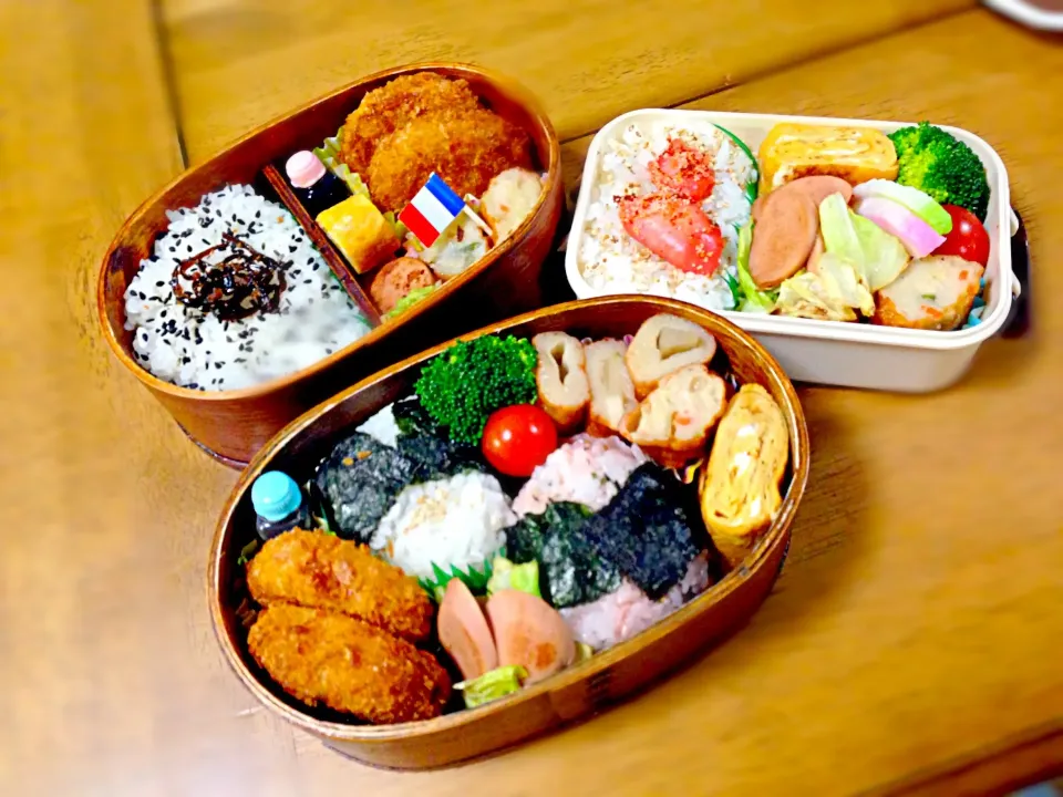 コロッケ弁当( ´ ▽ ` )ﾉ|くりちさん