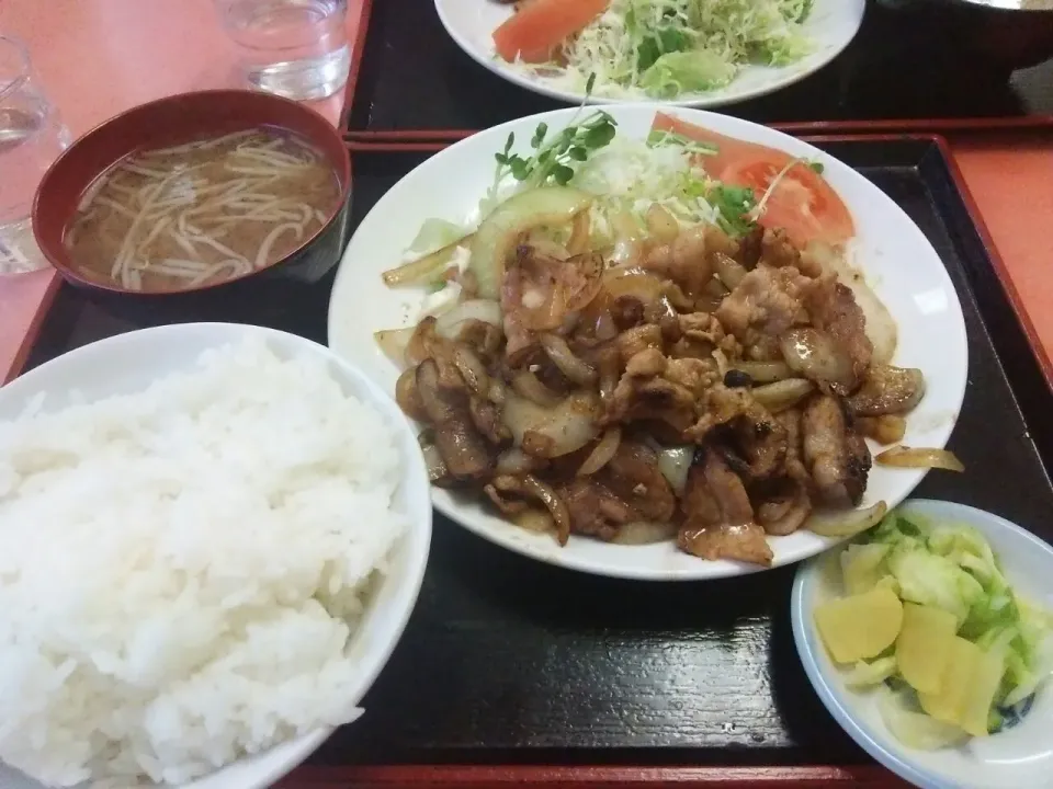 中華料理タカノの焼肉定食、500円。|東京ライオンズさん