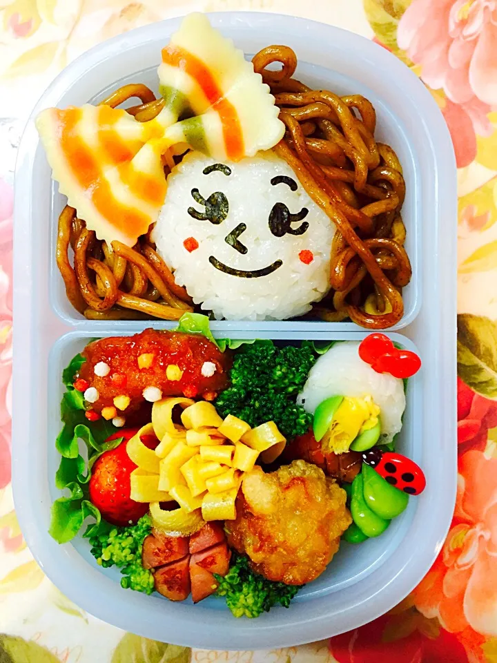 Snapdishの料理写真:パーマLadyのカラフル弁当♡|eriiiiinaさん