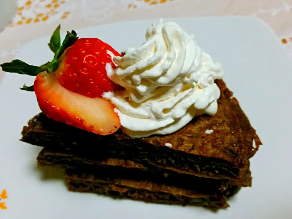 choco pancake for breakfast|C_Lynneさん