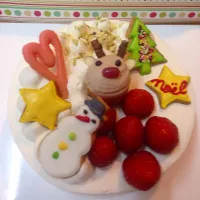 Snapdishの料理写真:クリスマスケーキ|miyukiさん