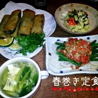 Snapdishの料理写真:春巻|かめかあさんさん