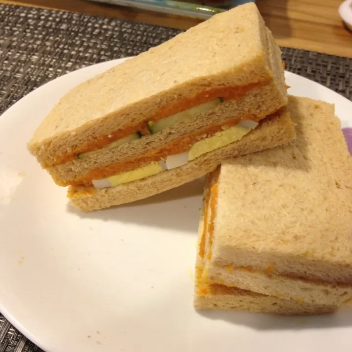 Pumpkin salad sandwich|Elaineさん