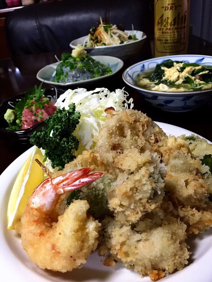 ✨うちの普通の晩ご飯✨|中さんさん