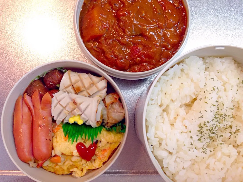 トマトカレー弁当|ゆさん