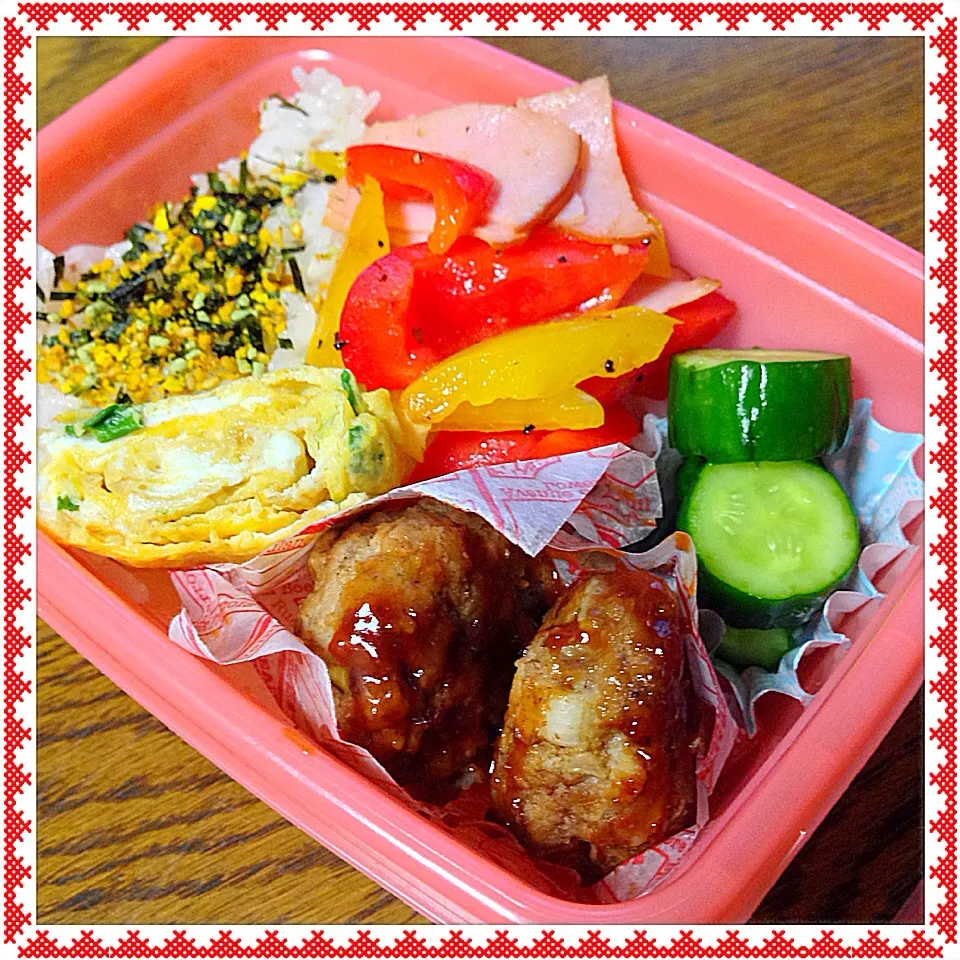 Snapdishの料理写真:'14/12/12 ムスメ弁当|のんさん