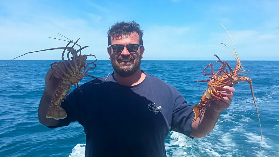 fresh lobster from the ocean.|woodfiredさん