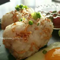 Snapdishの料理写真:ベビースターラーメンご飯|Chinami Hiraoさん