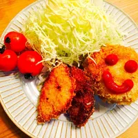 コロッケと里芋のハムはさみ揚げ🍴|toramamさん