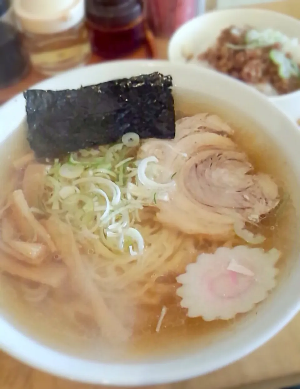 佐野ラーメン  ミニそぼろ丼セット|平原知宏さん