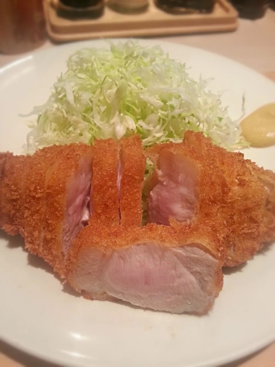 Snapdishの料理写真:蔵前すぎ田のとんかつ、ロースの脂が甘くて美味い(^O^)／|ままぞうさん